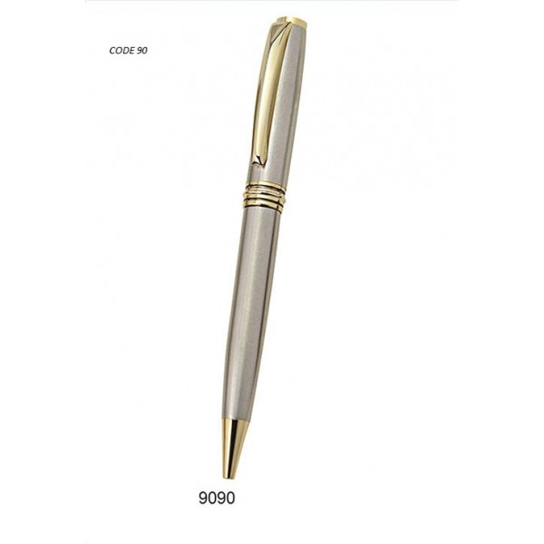 Sp Metal ball pen with colour (silver grip golden)